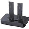 Gembird DD2-U3M2 Desktop dual drive USB Type-C M.2 NVME (and SATA) SSD docking station. black