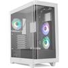 NOX Alloggiamento ATX semi-tower Nox-Xtreme NXHUMMERETHERBW Bianco