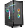 NOX Alloggiamento ATX semi-tower Nox-Xtreme NXHUMMERETHERBK Nero