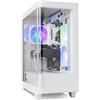 NOX Custodia ATX semi-tower Nox-Xtreme NXHUMMERETHERWH Bianco Nero
