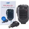 PNI Microfono e dongle con Bluetooth PNI Mike 65, a due canali, compatibile con PNI HP 6500, PNI HP 6550, PNI HP 7120