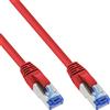 InLine 40pz. B-Pack Cavo patch InLine®, S/FTP (PiMf),Cat.6A, senza alogeni, rosso, 2m