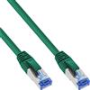 InLine 25 B-Pack Cavo patch InLine®, S/FTP (PiMf), Cat.6A, senza alogeni, verde, 5m