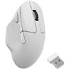 Keychron M7-A24, destro e mancino, ottico, Bluetooth + USB Type-C, 30000 DPI, bianco