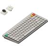 NuPhy Node 75 Tastiera meccanica wireless Low-Profile QWERTY US / Lunar White / Brown nano