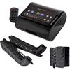 MedNet EC-REP GmbH Dinamicamed Premium 6.0 Digitale Compact, Pressoterapia Linfodrenaggio, con 6 Programmi e 6 Camere d'aria, 2 Gambali e Fascia Addominale