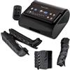 MedNet EC-REP GmbH Dinamicamed Premium 6.0 Digitale Compact, Pressoterapia Linfodrenaggio, con 6 Programmi e 6 Camere d'aria, 2 Gambali, Fascia Addominale e Bracciale