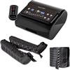MedNet EC-REP GmbH DinamicaMed Premium Compact 8.0 Pressoterapia - Apparecchio professionale per il linfodrenaggio con 6 programmi, comprese fasce per le gambe e cintura addominale