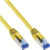 InLine Pacchetto da 15 cavi patch InLine® B, S/FTP (PiMf), Cat.6A, senza alogeni, giallo, 7,5 m