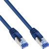 InLine Pacchetto da 15 cavi patch InLine® B, S/FTP (PiMf), Cat.6A, senza alogeni, blu, 7,5 m