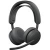 Logitech Zone Wireless 2 ES, Cablato e wireless, Chiamate/musica, 212 g, Cuffie con microfono, Grafite