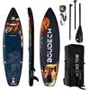 Boudech Stand Up Paddle Board Flatwater/Touring - Tavola da SUP gonfiabile 300X75X15 cm con pagaia regolabile, cavigliera, gonfiatore, kit riparazione e borsa da trasporto. Peso Max 140kg