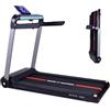 BOUDECH SPACE 1800- Tapis Roulant Elettrico 1800W pieghevole ultra piatto con display touch screen, supporto per ipad, speakers bluetooth, app system e cardiofrequenzimetro nero
