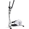 BOUDECH - BOOST 5000 - Bici cyclette ellittica cross trainer bidirezionale con volano da 5kg ultra silenzioso, resistenza magnetica regolabile su 8 livelli e design con doppia impugnatura e cardiofrequenzimetro. Bianco