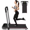Walden F2600 Tapis roulant 2 in 1 Walking Pad pieghevole fino a 10 km/h Sottobanco Elettrico Attrezzo per camminare Home Office Silenzioso Telecomando Display LCD Resistenza 110k