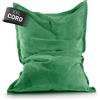 Lumaland Pouf LUMALAND Classic XXL Cord 380 L - 140 x 180 cm - con rivestimento lavabile