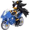 Jakks Pacific Sonic The Hedgehog Shadow con Batcycle - Figurina da 12 cm