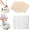30 Sacchetti In Mussola Di Cotone Riutilizzabili - 15x20 Cm Con Coulisse - Per Tè, Spezie, Filtri, Stufati - Cotone Naturale Non Sbiancato - 2
