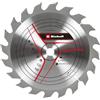 Einhell - Lama per sega circolare originale, 200 x 16 (accessori per sega, diametro 200 mm, attacco 16 mm, 20 denti piegati, larghezza di taglio 2,4 mm, metallo duro, per seghe circolari da tavolo)