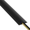 D-Line Copricavo da Pavimento 1,8m, Protegge Cavi Volanti, Previene Inciampi e Cadute, Base Antiscivolo con Scanalature - Canalina Interna 17mm (L) x 9mm (H) - Lunghezza 1,8m - Nero
