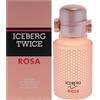 ICEBERG Twice ROSA Woman - Eau de Toilette 75 ml, Profumo da Donna dalle Note Floreali, Lussuoso Flacone in Vetro Rosa, Fragranza Sport