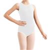 BODYWEAR LTD - Body Smanicato da Ragazza in Nylon Lucido - Vestibilità Comoda - Abbigliamento da Performance - Essenziale per Lezioni di Danza Classica, Scuola, Abbigliamento Sportivo