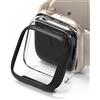 Ringke Slim per Cover Apple Watch 9/8 / 7 45mm - Clear & Matte Black | Custodia, 2 pezzi, sottile, leggero, rigida PC