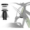 EFEALL Airtag Bici, Antifurto Supporto per bicicletta, Nascosto Custodia Air Tag Biciclette, Supporto Airtag Bici Adatto per Biciclette con Fori Nella Forcella (Air Tag Non Incluso)