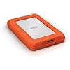LaCie Rugged Mini, 1 TB, Hard Disk Esterno, Resistente agli Urti e alle Cadute, per PC e Mac, Arancione/Grigio, 2 anni Rescue Services (LAC301558)
