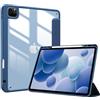 ProCase Cover iPad Pro 12,9 Pollici 2022/2021/2020/2018 con Portapenne, Custodia per iPad Pro 12,9 6/5/4/3 Generazione, Cover con Auto Svegliati/Sonno -Blu Marina