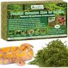 ZeeDix Muschio di sfagno per rettili (leopardi, gechi, serpenti, tartarughe, rane), muschio per terrari, muschio a fibre lunghe (muschio di sfagno naturale verde da 340 g)