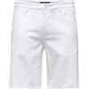 Only & Sons ONSMARK 0011 Cotton Linen Shorts Noos, Pantaloncini Chino Uomo, Silver Lining,