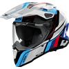 Airoh CASCO INTEGRALE COMMANDER 2 SKIP WHITE RED GLOSS AIROH : Taglia Int - M