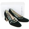 Sandro x Clara Luciani Décolleté Donna EU40 UK6.5 In Velluto Tacco Largo