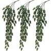 Aisamco 3 Pezzi Luppolo Artificiale Fiore Vite Ghirlanda Pianta Finto Appeso Piante Artificiali Ghirlanda Pianta Appesa in Verde Smerigliato per la Casa Interno Esterno Decorazione