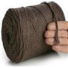 MeriWoolArt® Corda di Cotone 4mm 225m Corda Macramè Naturale, Filato Morbido per Tessuto da Parete, Macrame Fatto A Mano Parete Appeso Boho, Piume Macramè Acchiappasogni, Decorazione Macramè Fai Da Te