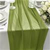 HiBeauty PRO Runner da Tavolo in Chiffon Verde Erba, 70 x 300 cm, 1 Pezzo, Runner da Tavolo in Tessuto per Decorazione da Tavolo, Decorazioni da Matrimonio, Decorazioni da Tavolo per Compleanni, Baby Shower