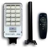 AntDau71 - Lampione solare led esterno 1000W con sensore crepuscolare e di movimento dotato di telecomando e staffa nera da 50cm, lampione solare 420 led IP66 6500k