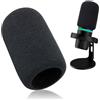 YOUSHARES HyperX DuoCast Protezione pop - Microfono Pop Filtri Schiuma Microfono Professionale Protezione Antivento Protezione Insonorizzazione Compatibile con HyperX DuoCast RGB Mic