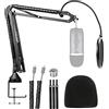 YOUSHARES Blue Yeti X - Supporto microfono regolabile professionale braccio per microfono con filtro pop e adattatore per studio, Compatibile con microfono Blue Yeti X Mic by YOUSHARES