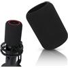 YOUSHARES QuadCast 2 protezione antipop - Micro protezione dal vento, compatibile con HyperX QuadCast 2 S Mic, apertura superiore per un maggiore comfort, protezione microfono pop filtro in schiuma Windshield