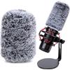 YOUSHARES QuadCast Pop Filter - Copertura antivento per microfono, compatibile con microfono HyperX QuadCast S per ridurre il rumore del vento