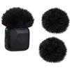 YOUSHARES DJI Mini Mic Windshield - 2 Pack Mic Parabrezza per DJI Mic Mini Wireless Lavalier Microfono per ridurre il rumore del vento (nero)