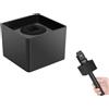 YOUSHARES Microphone Square Cube Flag Station per Interview GO Handheld, compatibile con la maggior parte dei microfoni manuali