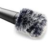 YOUSHARES microfono Furry paraBrezza-outdoor vento scudo MIC paraBrezza manicotto pelliccia personalizzato per Compatibile con Shure SM57 fotocamera microfono