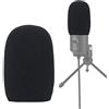 YOUSHARES schiuma MIC paraBrezza-filtro antiVento pop compatibile con FIFINE microfono USB 669B K669 per la registrazione e lo streaming