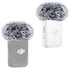 YOUSHARES DJI Mic 2 - 2 confezioni di microfoni pelosi antivento antivento per microfono lavalier wireless DJI Mic 2 per registrazioni interviste (nero)
