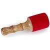 XDrum Mazza XDrum per Campane Tibetane Grande, Bacchetta in legno, Diametro: 7 cm | Rivestita con sottile pelle, Realizzato a mano in India, Lunghezza totale: 23 cm, Lunghezza manico: 12 cm, Peso: ca. 370 g