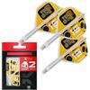 Target Darts K-Flex You Win Freccette Alette e Aste, No.2 (Intermedio, 26mm) | Confezione da 3 Kflex Integrato Volo e Albero Sistema, Tutto in Uno Stampato Stelo | Professionale Freccettes Accessori