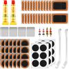 Sinofort Kit Riparazione Camera d'Aria Bici 78 Pezzi Kit Riparazione Bici Camera d'Aria Kit Foratura Bici Ripara Camera d'Aria Bici Toppe Bici per Mountain Bike Materasso Gonfiabile Gomme
